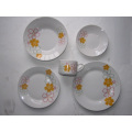 Haonai 20 pieces dinner set ceramic dinnerware set round dinner set with customized design